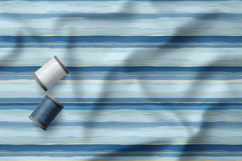 Ocean Blue Stripes Seamless Pattern, Coastal Digital Paper Product Image 2