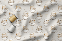 Cute Little Chicks Patterns, Easter Seamless Patterns Product Image 2