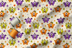 Cute Halloween Monsters Pattern, Funny Monster Collection Product Image 3