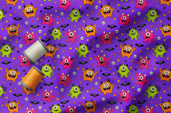 Cute Halloween Monsters Pattern, Funny Monster Collection Product Image 2