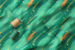 St Patrick Seamless Patterns, Shamrocks and Brushstroke Product Image 4