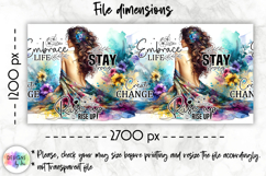 Positive Affirmations Mug Wraps PNG, Inspirational Women Mug Product Image 4