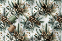 Christmas Seamless Patterns, Holiday Digital Paper Product Image 4