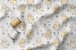 Cute Little Chicks Patterns, Easter Seamless Patterns Product Image 4