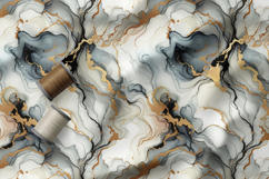 Marble Seamless Patterns, Luxury Elegant Digital Paper Product Image 5