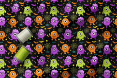 Cute Halloween Monsters Pattern, Funny Monster Collection Product Image 5