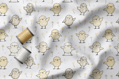 Cute Little Chicks Patterns, Easter Seamless Patterns Product Image 5