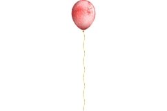 Set of realistic festive balloons. EPS, PNG, JPG Product Image 7