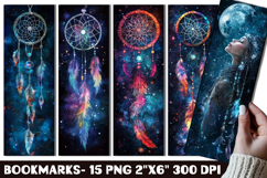 Dreamcatcher bookmark, Mystic fantasy bookmark Product Image 1
