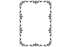 Set of rectangular frames with vines and leaves. EPS,JPG,PNG Product Image 3