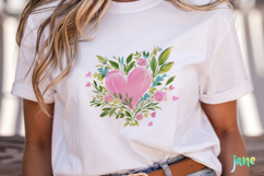 Red &amp; Blush Florals Watercolor Clipart Product Image 2