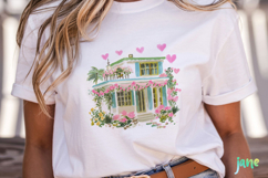 Red &amp; Blush Florals Watercolor Clipart Product Image 5