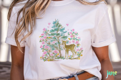 Red &amp; Blush Florals Watercolor Clipart Product Image 3