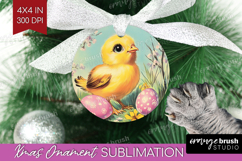 Retro Easter Ornament PNG - Easter PNG Sublimation Product Image 1