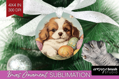 Retro Easter Ornament PNG - Easter PNG Sublimation Product Image 1