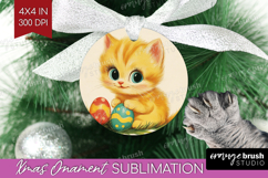 Retro Easter Ornament PNG - Easter PNG Sublimation Product Image 1