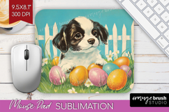Retro Easter Mouse Pad Sublimation - Easter Mousepad PNG Product Image 1
