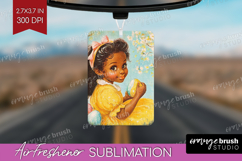 Retro Easter Air Freshener PNG - Easter PNG Sublimation Product Image 1