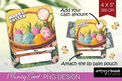 Happy Easter Money Card PNG - Retro Easter Money Card Holder Product Image 1