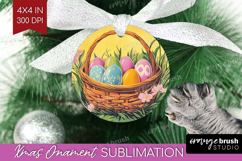 Retro Easter Ornament PNG - Easter PNG Sublimation Product Image 1
