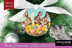 Retro Easter Ornament PNG - Easter PNG Sublimation Product Image 1
