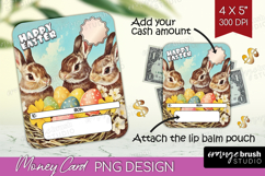 Happy Easter Money Card PNG - Retro Easter Money Card Holder Product Image 1