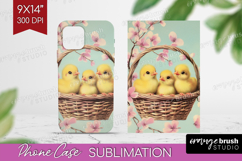Retro Easter Phone Case PNG - Easter Case PNG Sublimation Product Image 1
