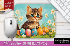 Retro Easter Mouse Pad Sublimation - Easter Mousepad PNG Product Image 1