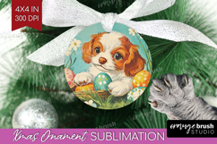 Retro Easter Ornament PNG - Easter PNG Sublimation Product Image 1