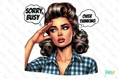 Retro Girl Quotes Sublimation Clipart Product Image 1