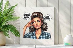 Retro Girl Quotes Sublimation Clipart Product Image 2