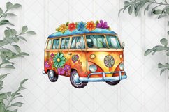 Retro Hippie Watercolor Sublimation Product Image 1