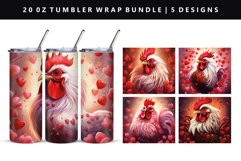 Loving Bird 20oz Tumbler Wrap | Sublimation PNG Bundle Product Image 5