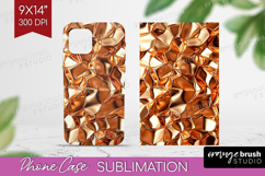 Rose Gold Phone Case PNG - Metallic Rose Case PNG Product Image 1