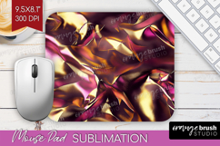Rose Gold Mouse Pad Sublimation - Metallic Rose Mousepad Product Image 1