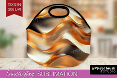 Rose Gold Lunch Bag - Metallic Rose Lunch Bug PNG Product Image 1