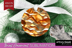 Rose Gold Ornament PNG - Metallic Rose PNG Sublimation Product Image 1