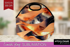 Rose Gold Lunch Bag - Metallic Rose Lunch Bug PNG Product Image 1