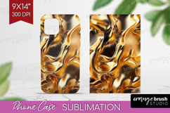 Rose Gold Phone Case PNG - Metallic Rose Case PNG Product Image 1