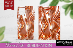 Rose Gold Phone Case PNG - Metallic Rose Case PNG Product Image 1