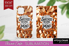 Inspirational Quote Phone Case PNG - Rose Gold Case PNG Product Image 1