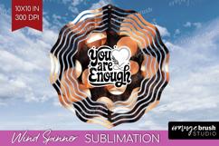 Inspirational Quote Wind Spinner Sublimation PNG - Rose Gold Product Image 1