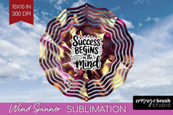 Inspirational Quote Wind Spinner Sublimation PNG - Rose Gold Product Image 1