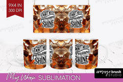 Inspirational Quote Mug Wrap - Rose Gold Mug PNG Sublimation Product Image 1