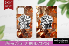 Inspirational Quote Phone Case PNG - Rose Gold Case PNG Product Image 1