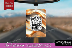Inspirational Quote Air Freshener PNG - Rose Gold PNG Product Image 1