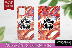 Inspirational Quote Phone Case PNG - Rose Gold Case PNG Product Image 1