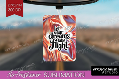 Inspirational Quote Air Freshener PNG - Rose Gold PNG Product Image 1