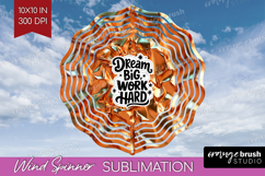 Inspirational Quote Wind Spinner Sublimation PNG - Rose Gold Product Image 1