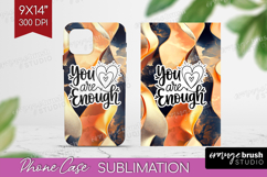 Inspirational Quote Phone Case PNG - Rose Gold Case PNG Product Image 1